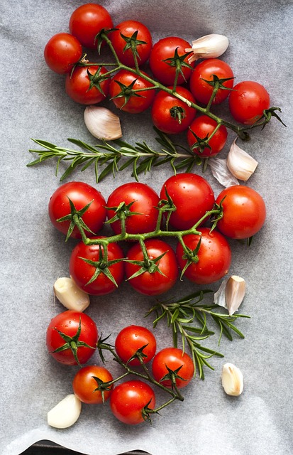 Tomates cerises alimentation saine